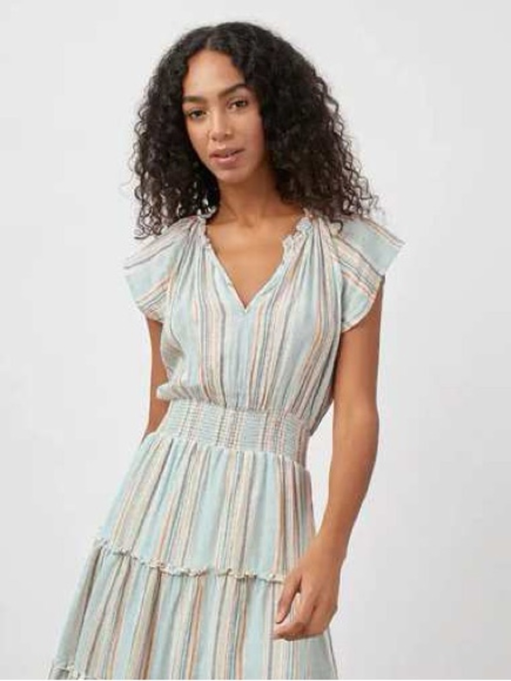 RAILS AMELIA STRIPE LINEN MIDI DRESS 💙IN STORES💙 - Picture 3 of 3